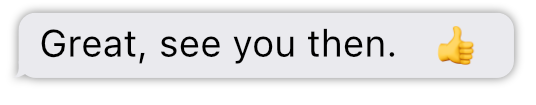 Appointments message 02