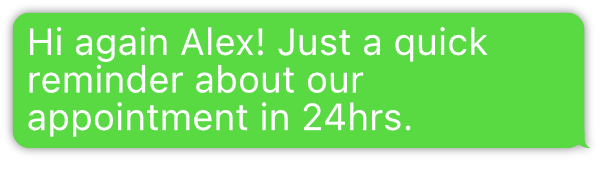 Appointments message 03
